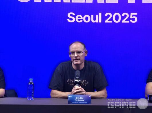 팀 스위니 에픽게임즈 대표 / 게임와이 촬영