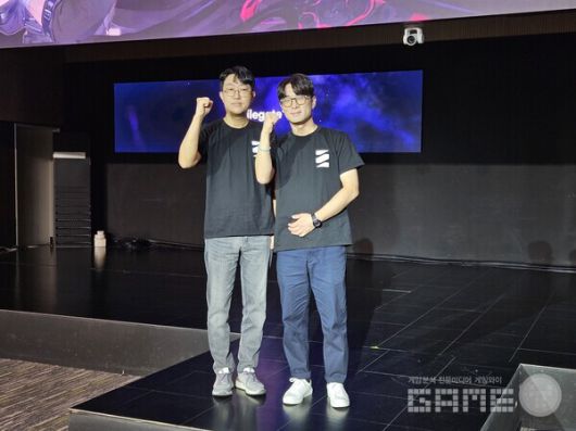 김형석 PD는 카제나 같은 게임이 없기에 이용자들의 많은 관심을 부탁한다고 말했다 / 게임와이 촬영