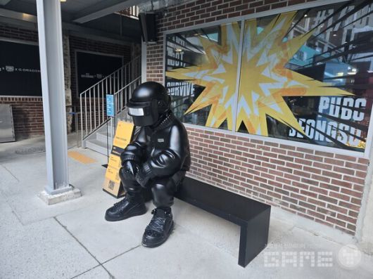 펍지 성수, 지드래곤 컬래버 팝업 현장 / 게임와이 촬영