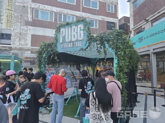 펍지 성수, 지드래곤 컬래버 팝업 현장 / 게임와이 촬영