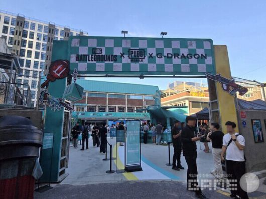 펍지 성수, 지드래곤 컬래버 팝업 현장 / 게임와이 촬영