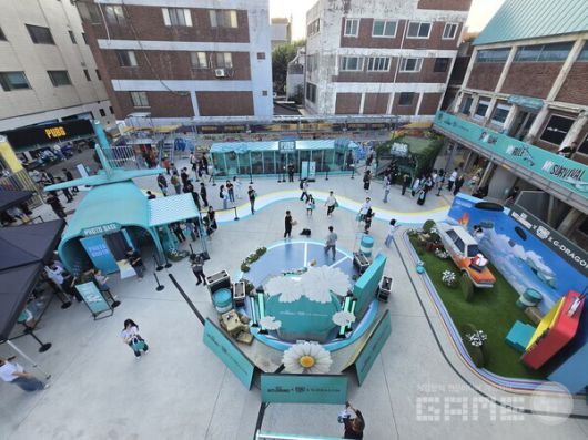 펍지 성수, 지드래곤 컬래버 팝업 현장 / 게임와이 촬영