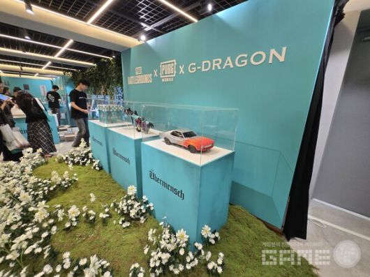 펍지 성수, 지드래곤 컬래버 팝업 현장 / 게임와이 촬영