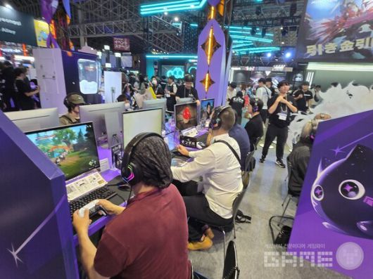 TGS 2025 넷마블 부스 현장 / 게임와이 촬영