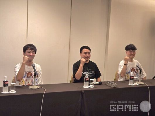 몬길 스타다이브 개발진 / 게임와이 촬영