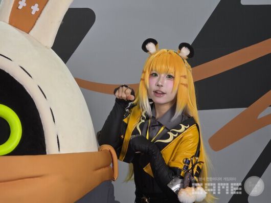 전시장 초입부터 세대 교체를 상징? 호요랜드 2025 젠레스존제로 이벤트 부스. /게임와이 촬영