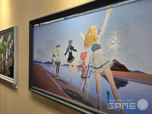 마비노기 모바일 모험가의 기록 전(展) 현장 / 게임와이 촬영