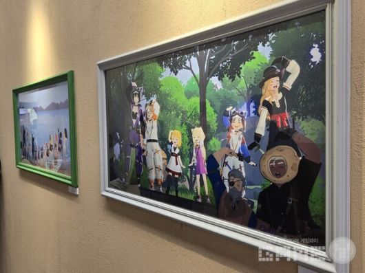 마비노기 모바일 모험가의 기록 전(展) 현장 / 게임와이 촬영