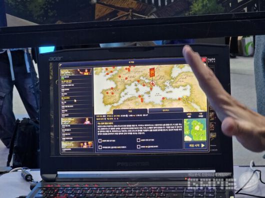 어비라이트 바르셀로나 시타델럼 부스 /게임와이 촬