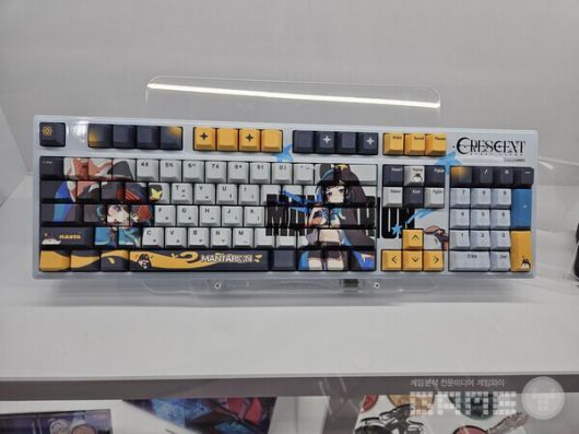 크레센트로 만든 특별한 굿즈도 만나볼 수 있었다 / 게임와이 촬영