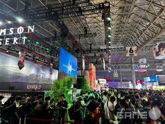 TGS 붉은사막 부스 앞 /펄어비스