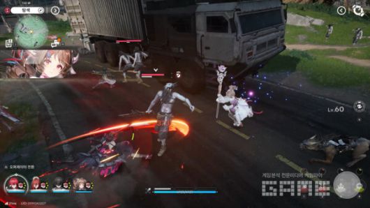 엔드필드 플레이 화면 / 게임와이 촬영