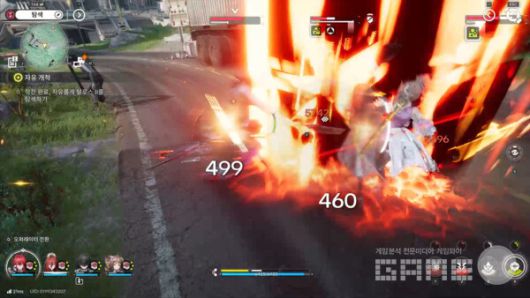 엔드필드 플레이 화면 / 게임와이 촬영