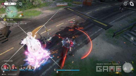 엔드필드 플레이 화면 / 게임와이 촬영