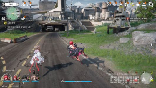 엔드필드 플레이 화면 / 게임와이 촬영