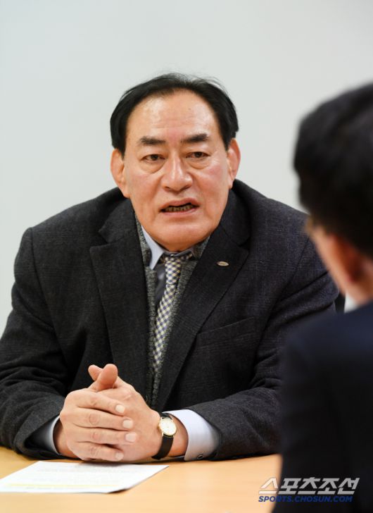 하형주 국민체육진흥공단 이사장이 7일 스포츠조선과 인터뷰를 하고 있다. 박재만 기자 pjm@sportschosun.com/2025.01.07/