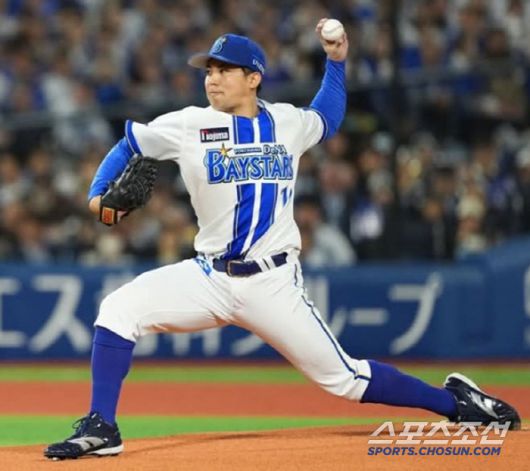 요코하마 좌완 아즈마. 28일 주니치와 개막전에서 7이닝 무실점 호투를 펼치고 승리를 올렸다. 요코하마가 5대0 영봉승을 거뒀다. 사진캡처=요코하마 베이스타즈 SNS