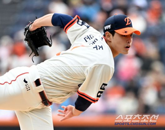 13일 대전 한화생명볼파크에서 열린 키움과 한화의 경기, 한화 선발투수 문동주가 역투하고 있다. 대전=허상욱 기자wook@sportschosun.com/2025.04.13/