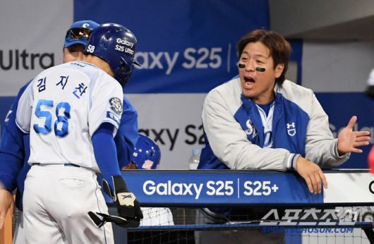 베테랑 강민호도 감탄한 김지찬의 뜨거운 타격감.