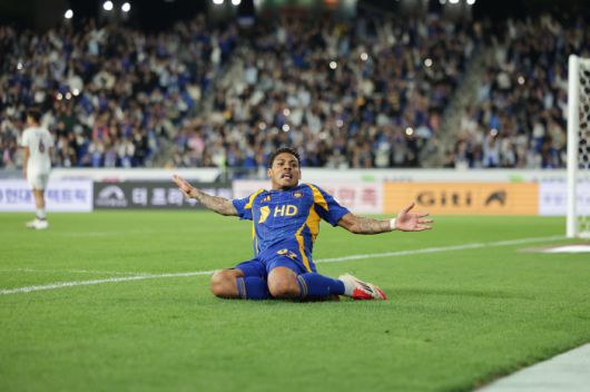 울산문수축구경기장/ K리그1/ 울산HDFC vs 광주FC/ 울산 에릭 득점/ 골 세레머니/ 사진 김정수