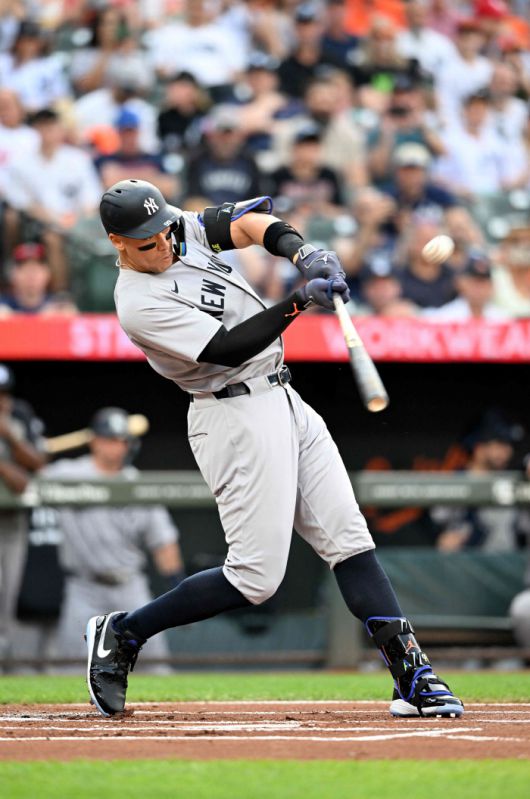 뉴욕 양키스 홈런타자 애런 저지. <저작권자(c) 연합뉴스, 무단 전재-재배포, AI 학습 및 활용 금지>