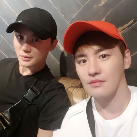 김준수(왼쪽), 김무영. 사진 출처=김무영 계정