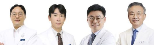 왼쪽부터 최윤영·윤종혁·송금종·이문수 교수