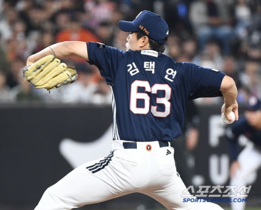 13일 대전 한화생명볼파크에서 열린 두산-한화전. 9회초 김택연이 등판해 투구하고 있다. 대전=정재근 기자 cjg@sportschosun.com/2025..5.13/
