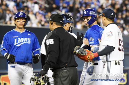 과한 승부욕에서 나온 콜어빈 행동에 상대 타자 박병호 입장에서는 기분이 상할 수밖에 없었다.