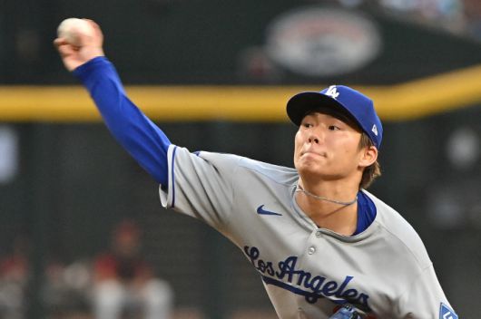 LA 다저스 야마모토 요시노부는 NL 사이영상 1순위 후보로 거론된다. Imagn Images연합뉴스