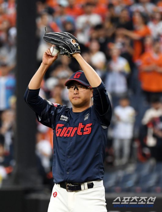 23일 대전 한화생명볼파크에서 열린 한화 이글스와 롯데 자이언츠의 경기. 롯데 박세웅이 숨을 고르고 있다. 대전=박재만 기자 pjm@sportschosun.com/2025.05.23/