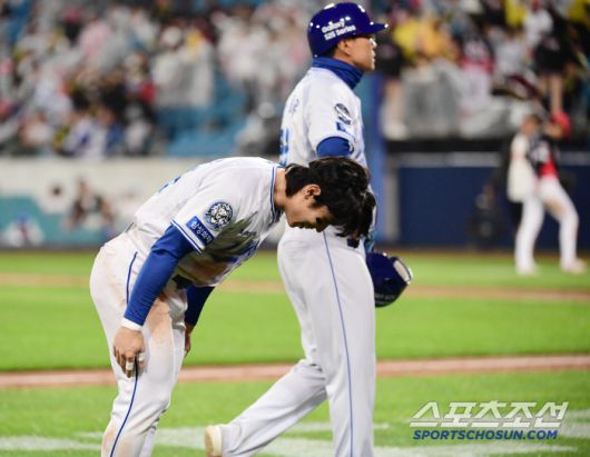 후라도 타격 조언 '감사합니다'