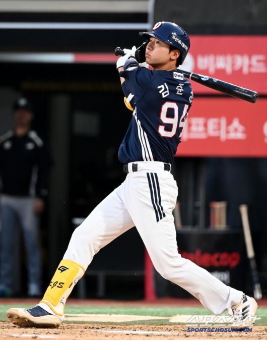 28일 수원KT위즈파크에서 열린 두산과 KT의 경기, 두산 김준상이 타격을 하고 있다. 수원=허상욱 기자wook@sportschosun.com/2025.05.28/