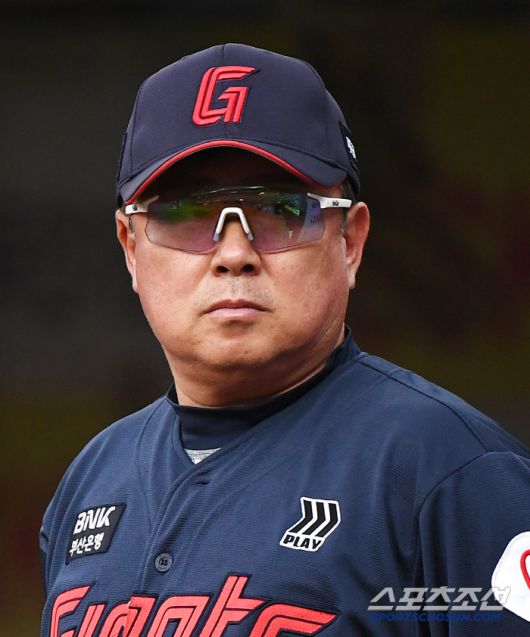 29일 대구 라이온즈파크에서 열린 롯데-삼성전. 롯데 김태형 감독. 대구=정재근 기자 cjg@sportschosun.com/2025.5.29/