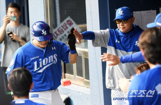 전날 치명적인 실책에도 박승규를 선발 출장 시킨 박진만 감독 선택은 옳았다.