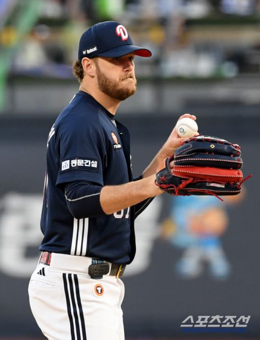 29일 수원KT위즈파크에서 열린 KBO리그 KT 위즈와 두산 베어스의 경기. 두산 콜어빈이 역투하고 있다. 수원=박재만 기자 pjm@sportschosun.com/2025.05.29/