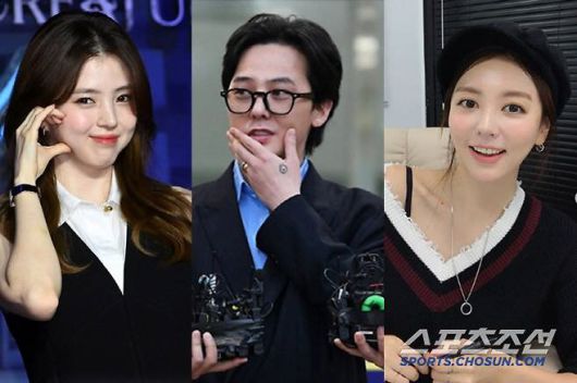 한소희, 지드래곤, 김고은(왼쪽부터). 사진=스포츠조선DB, 김고은 계정