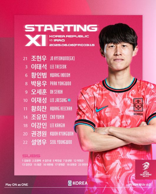 사진=대한축구협회 SNS 캡처