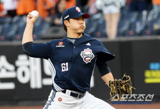 11일 대전 한화생명볼파크에서 열린 한화 이글스와 두산 베어스의 경기. 두산 최원준이 역투하고 있다. 대전=박재만 기자 pjm@sportschosun.com/2025.06.11/