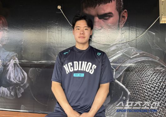 13일 창원 KIA전을 앞두고 인터뷰하는 김영규. 사진=나유리 기자