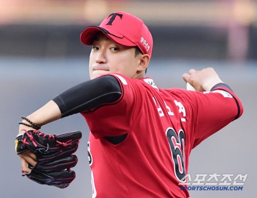 11일 광주 기아챔피언스필드에서 열린 KBO리그 KIA와 삼성의 경기. 선발 투구하고 있는 KIA 김도현. 광주=송정헌 기자songs@sportschosun.com/2025.06.11/