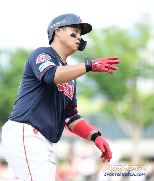 롯데 시절 한동희. 스포츠조선DB