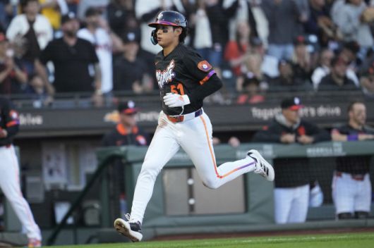 이정후는 최근 5경기에서 타구속도가 오히려 빨라졌다. AP연합뉴스