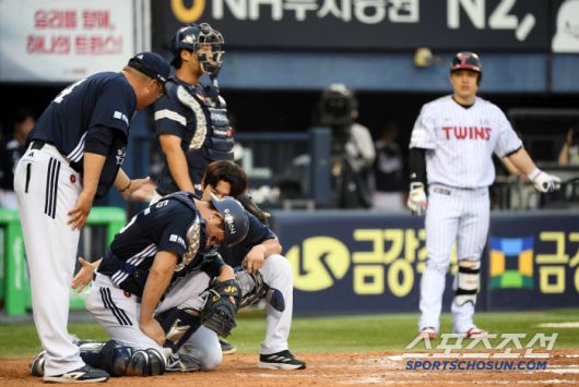 시간이 필요했던 포수 양의지는 교체 없이 끝까지 홈을 지켰다.