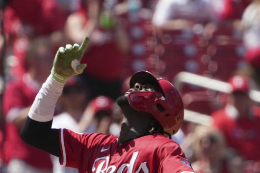 홈런을 친 엘리 데 라 크루즈. AP연합뉴스