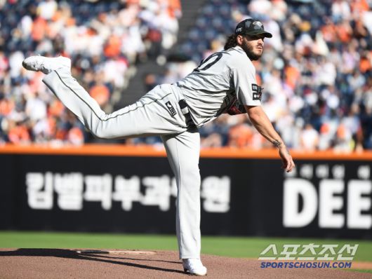 22일 대전 한화생명볼파크에서 열린 키움-한화전. 선발투수 폰세가 투구하고 있다. 대전=정재근 기자 cjg@sportschosun.com/2025.6.22/