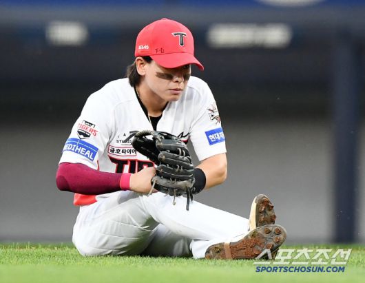 부상 병동 KIA에서 박찬호의 존재는 절대적이다. 경기장이 순간 정적에 휩싸였다.