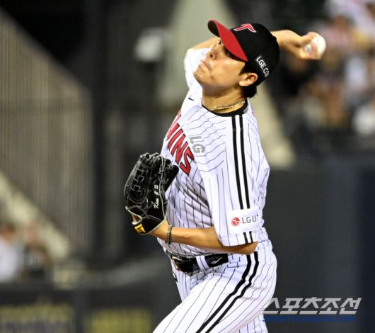 27일 잠실야구장에서 열린 한화와 LG의 경기,  LG 김진성이 역투하고 있다. 잠실=허상욱 기자wook@sportschosun.com/2025.05.27/