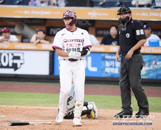 11일 대전 한화생명볼파크에서 열린 2025 KBO 퓨처스리그 올스타전. 타격하는 북부 올스타 키움 양현종. 대전=송정헌 기자songs@sportschosun.com/2025.07.11/