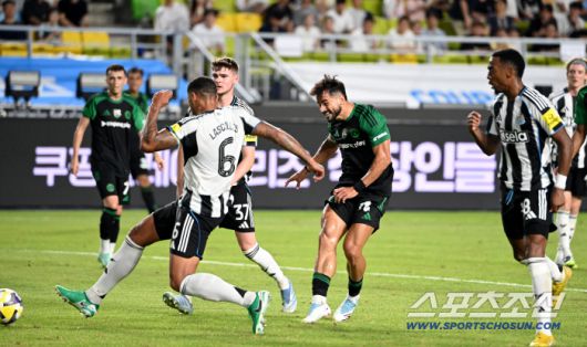 30일 수원월드컵경기장에서 열린 팀K리그와 뉴캐슬의 경기, 팀K리그 세징야가 슛팅을 시도하고 있다. 수원=허상욱 기자wook@sportschosun.com/2025.07.30/